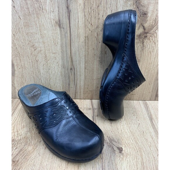 Dansko Shoes - Dansko Women's Clogs Mules Slip On Leather Comfort Shoes Studs Size US 8 Eur 38